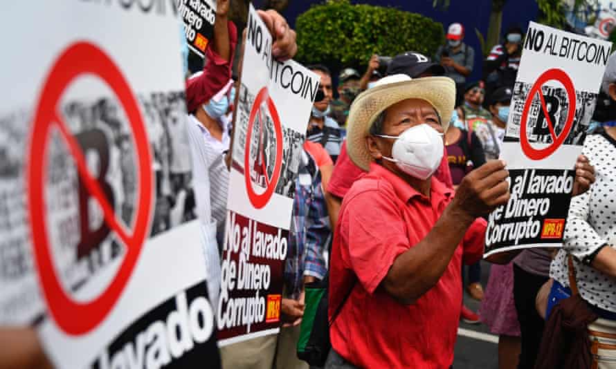 bitcoin proteste el salvador