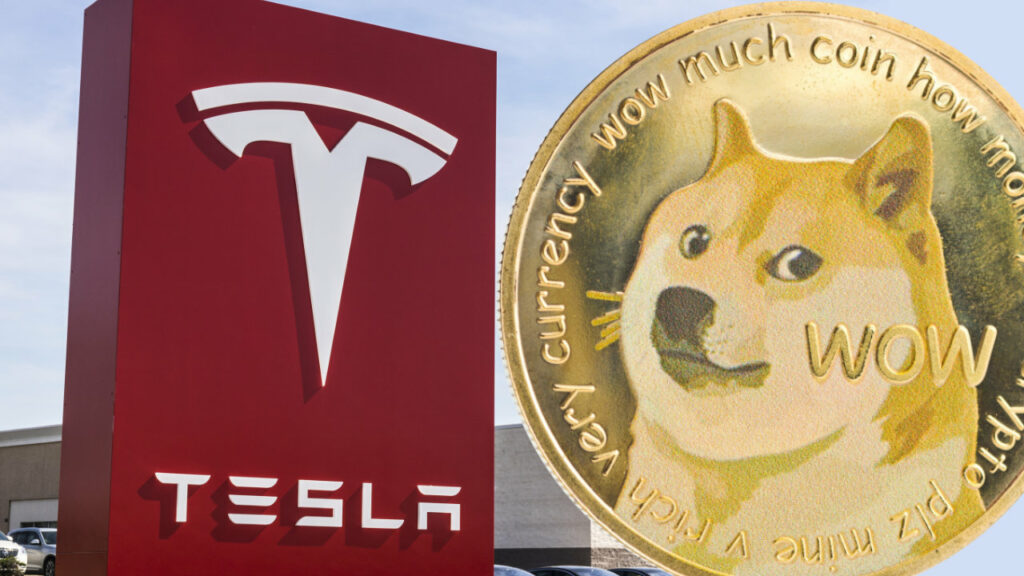 dogecoin tesla